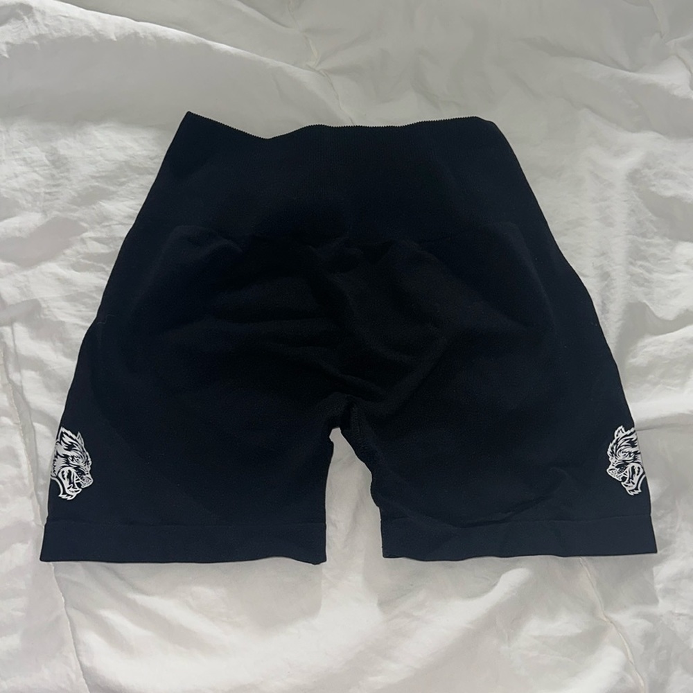 Black Scrunch Darc Sport Shorts